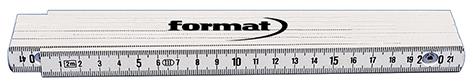 Gliedermaßstab Kunststoff2mx16mm weiß FORMAT Produktbild img1 L