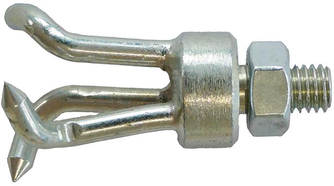 Dreizinken-Kralle Gewinde1/2" 40mm E+R Produktbild img1 L