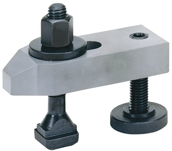 Spanneisen, abgeschrägt mit verstellbarer Stützschraube Produktbild img1 L