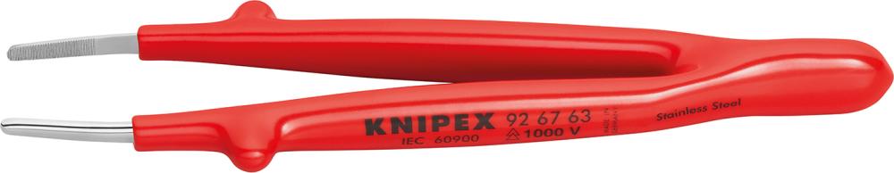 Pinzette Präzision VDE Spitze rund 145mm KNIPEX Produktbild img1 L