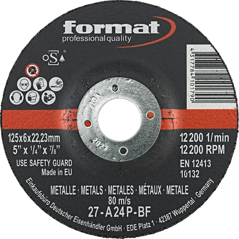 Schruppscheibe gekröpft Stahl/Guss 230x8mm FORMAT Produktbild img1 L