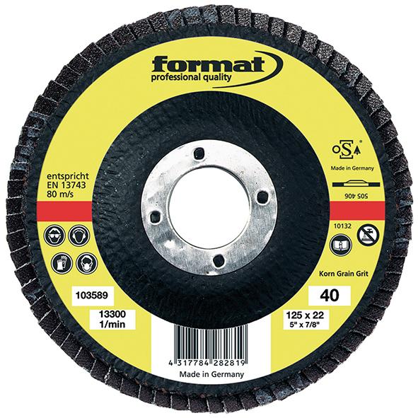Fächerschleifscheibe, Universal, Ø 115 mm, gerade Produktbild img1 L