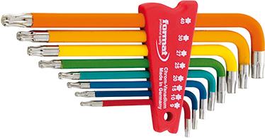 Winkelschraubendreher- Satz lackiert 8-teilig T9-T40 FORMAT Produktbild img1 L
