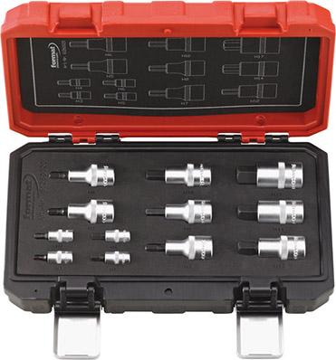 Schraubendrehereinsatz- Satz 1/4" und 1/2" Innensechskant 3-17mm FORMAT Produktbild img1 L
