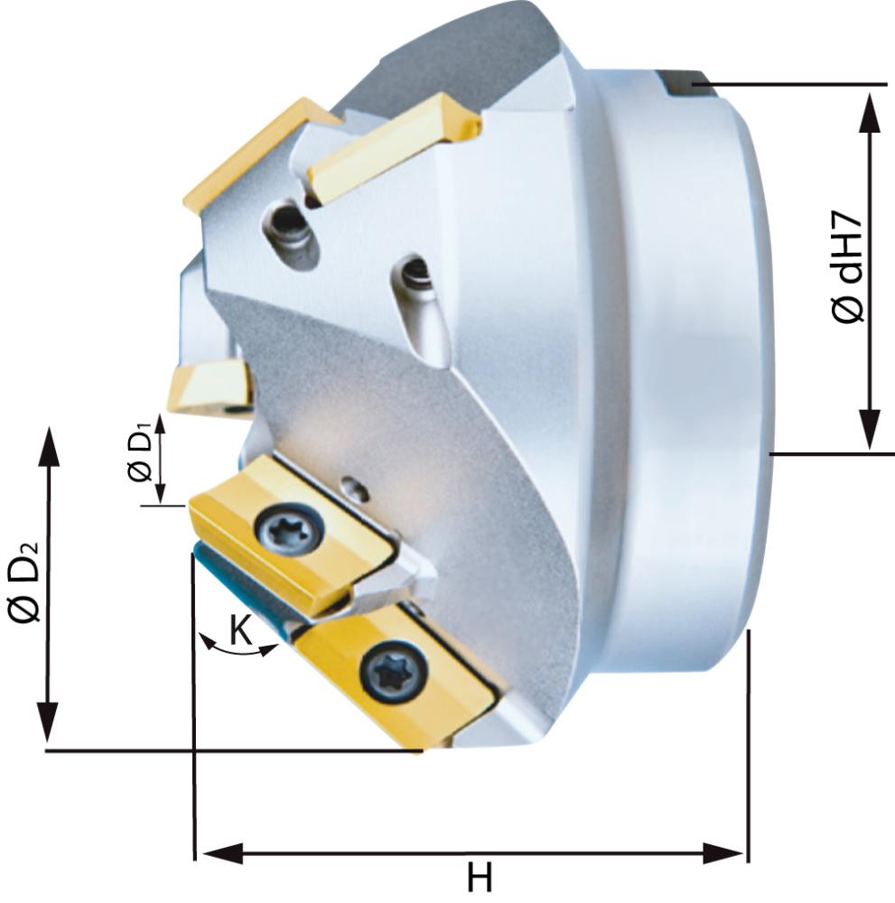 Fasenfräser 30G Z6 für XPHT16 FORMAT Produktbild img1 L