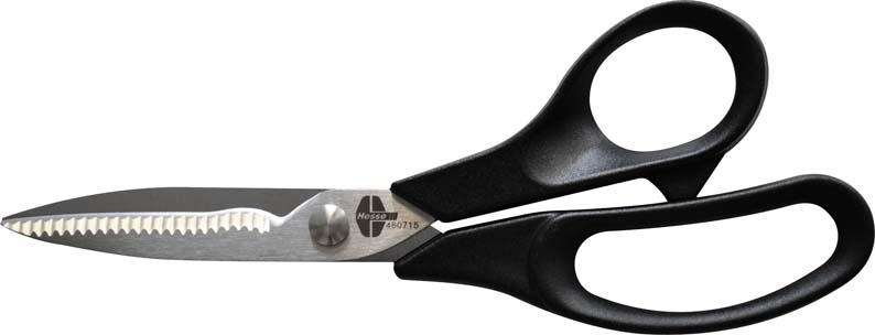 Arbeitsschere, Wellenschliff, rundes und langes Griffauge Produktbild img1 L
