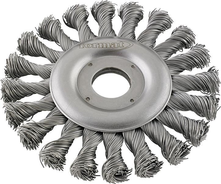 Rundbürste, rostfreier Stahldraht (1.4310), gezopft Produktbild img1 L