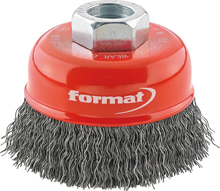 Topfbürste, Stahldraht, gewellt Produktbild img1 L