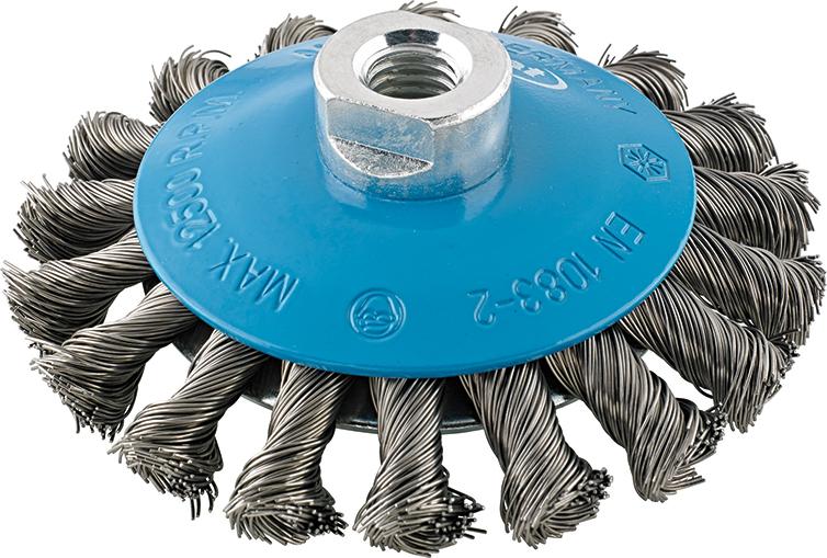 Kegelbürste Stahl M14 gezopft 100x mm FORMAT Produktbild img1 L