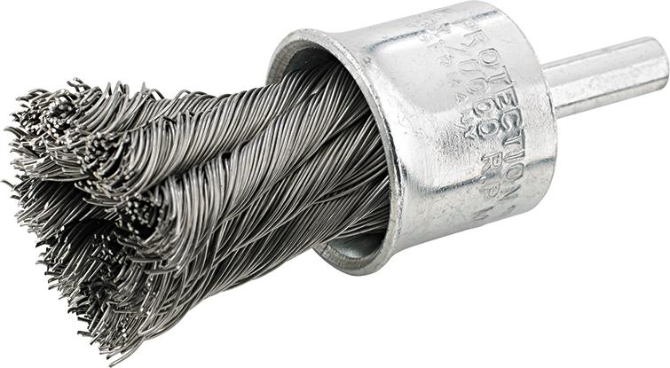 Pinselbürste, Stahldraht, gezopft Produktbild img1 L