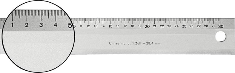 Aluminium-Maßstab 300mm FORMAT Produktbild img1 L