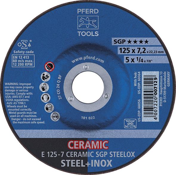 Schruppscheibe für die Stahl- und Edelstahlbearbeitung Produktbild img1 L