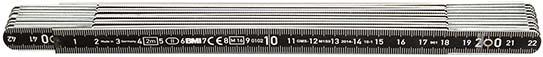 Gliedermaßstab Alu 2mx14mm schwarz BMI Produktbild img1 L