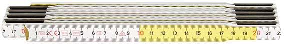 Gliedermaßstab Buche 2mx17mm gelb-weiß Hultafors Produktbild img1 L