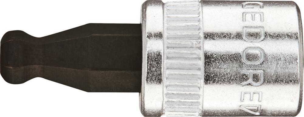 Schraubendrehereinsatz 1/4" für Innensechskantschrauben, mit Kugelkopf Produktbild img1 L
