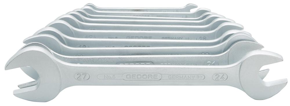 Doppelmaulschlüssel-Satz DIN3110 6-27mm 10-teilig in Karton Gedore Produktbild img1 L