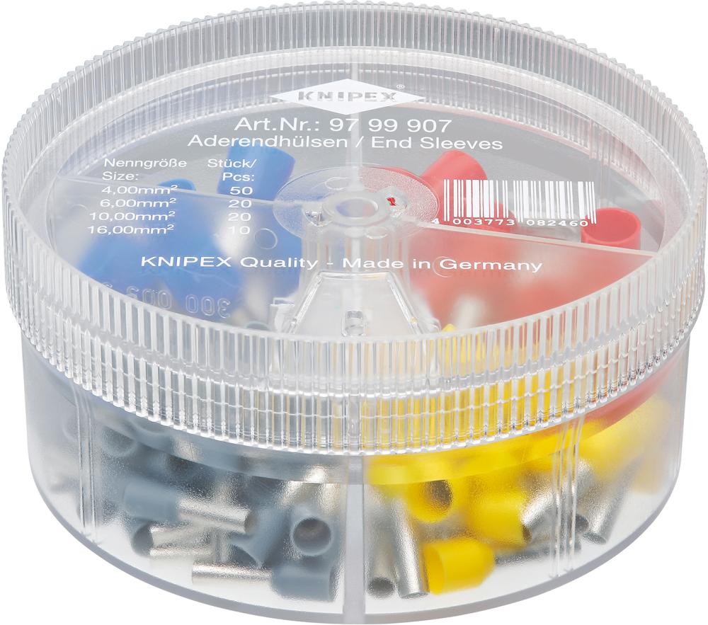 Aderendhülsen-Sortiment 4-16qmm KNIPEX Produktbild img1 L