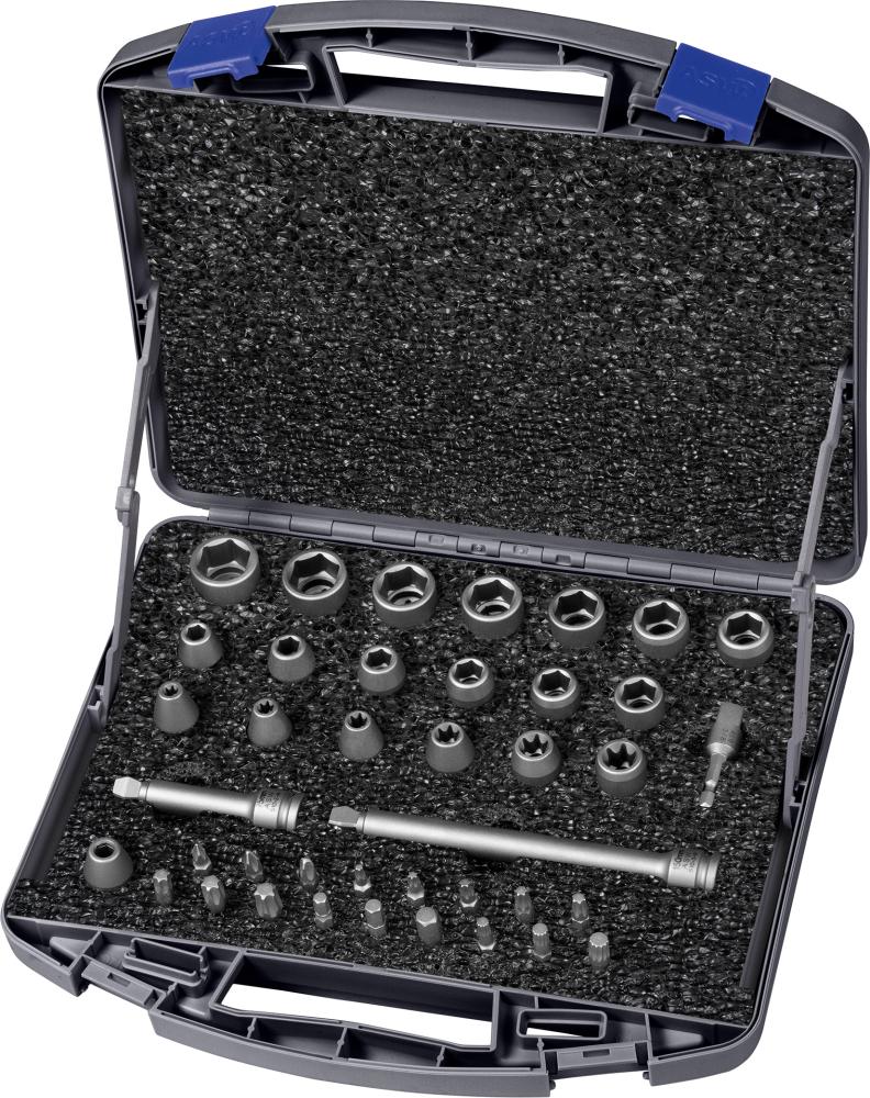 Kraft-Steckschlüssel-Einsatz-Garnitur 3/8" Produktbild img1 L