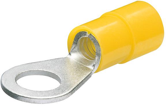 Kabelschuh Ringform gelb 6,0 4,0-6,0mm2 a 100St. KNIPEX Produktbild img1 L
