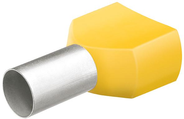 Aderendhülse Twin mit Kragen 14mm 2x6,00mm2 a 50St. KNIPEX Produktbild img1 L