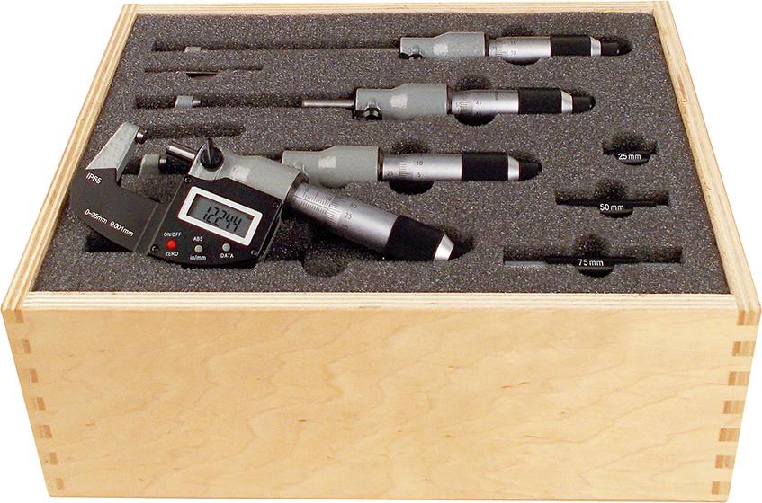 Dig.-Bügelmessschr. Satz im Etui 0-100mm FORMAT Produktbild img1 L