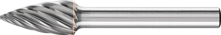 Hartmetallfrässtift (Rotorfräser) DIN 8033 – Schaft-Ø 6 mm, Spitzbogenform SPG, Produktbild img1 L
