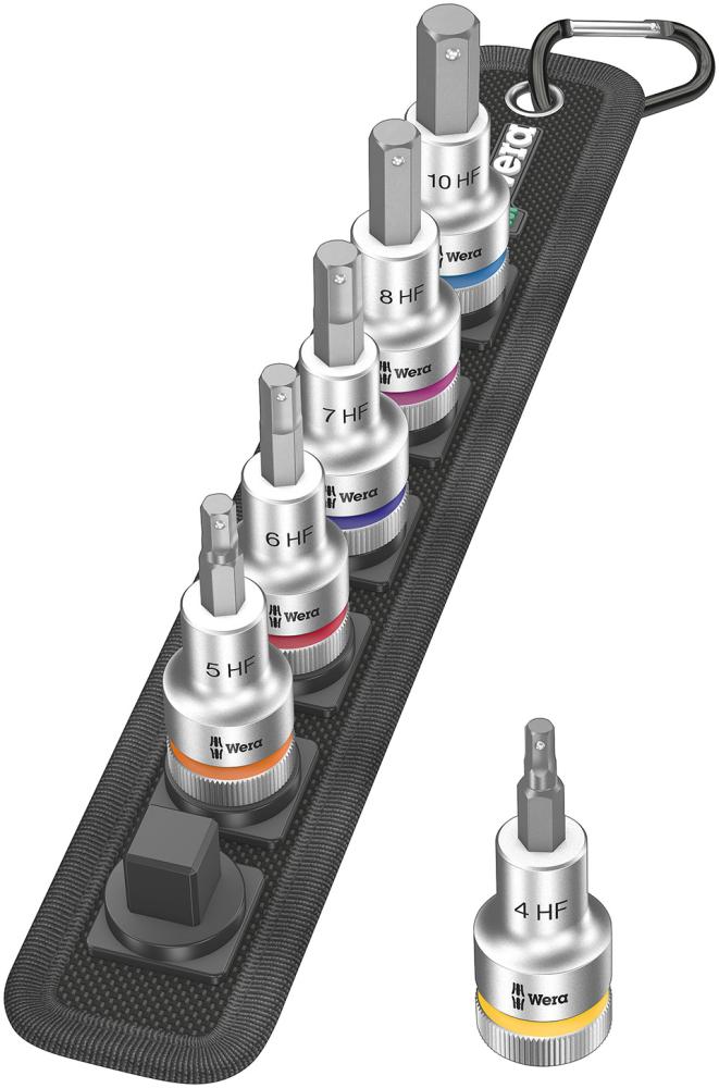 Schraubendrehereinsatz- Satz 1/2" Innensechskant mit Haltefunktion 6-teilig Wera Produktbild img1 L