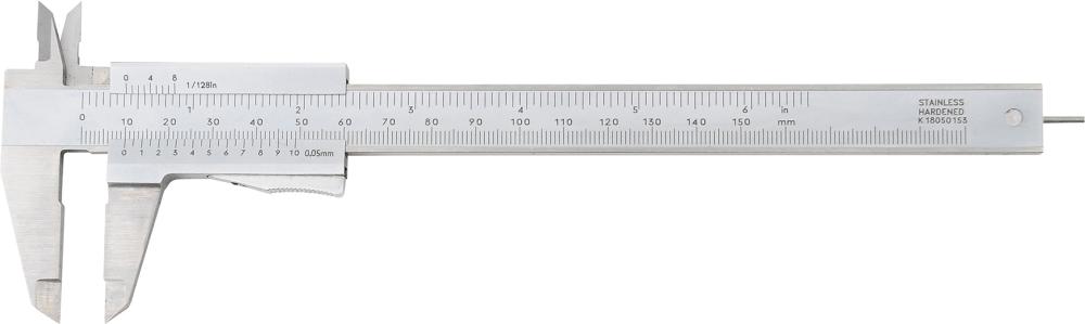 Taschenmessschieber mit rundem Tiefenmaß Produktbild img1 L