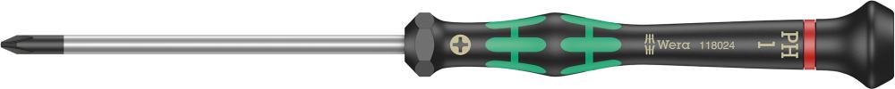 Elektronik- Schraubendreher PH1x80mm Wera Produktbild img1 L