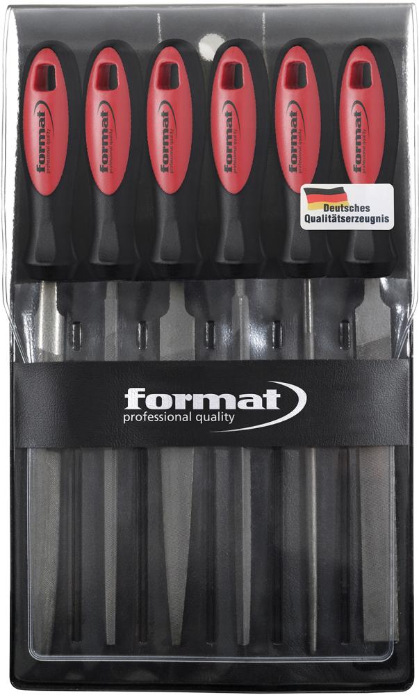 Schlüsselfeilen-Satz mit 2-Komponenten-Heft 100mm Hieb 2 6-teilig FORMAT Produktbild img1 L