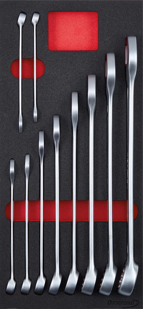Werkzeugmodul Ringmaulschlüssel, 10-teilig, Modul 1/3 Produktbild img1 L