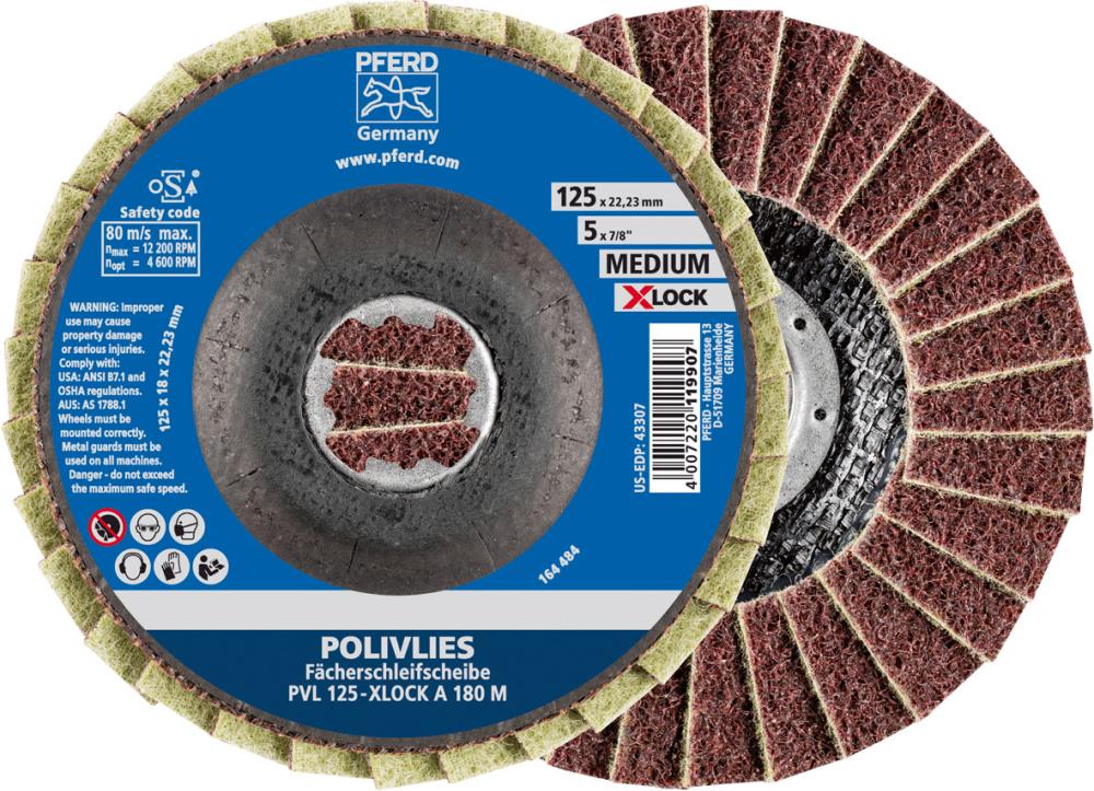 Fächerschleifscheibe X-LOCK, Korund, Ø 115 mm Produktbild img1 L