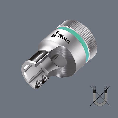 Steckschlüsseleinsatz 6-kant 3/8" 12mm mit Haltefunktion Wera Produktbild img1 L