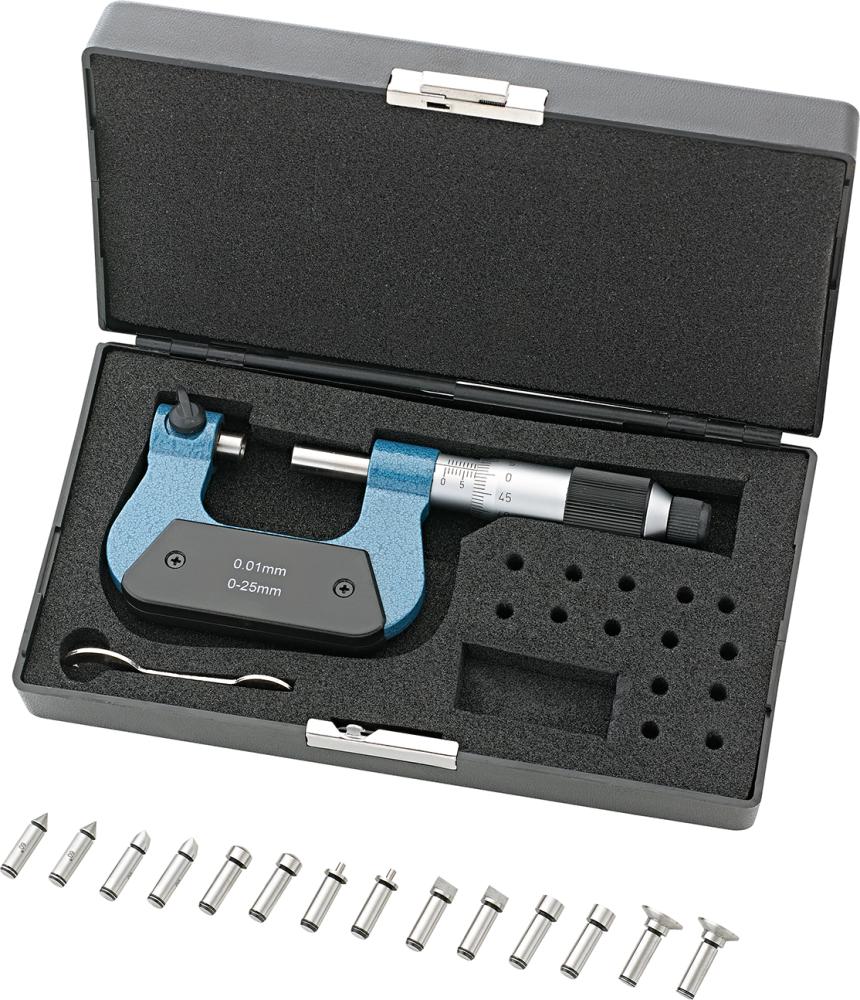 Bügelmessschraube mit auswechselbaren Einsätzen 25-50mm FORMAT Produktbild img1 L