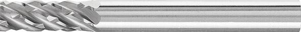 Hartmetallfrässtift (Rotorfräser) DIN 8033 – Schaft-Ø 6 mm, Zylinderform ZYA, oh Produktbild img1 L