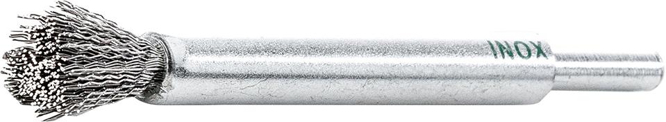 Pinselbürste Edelstahl gewellt 12x20/120x0,3mm Lessmann Produktbild img1 L