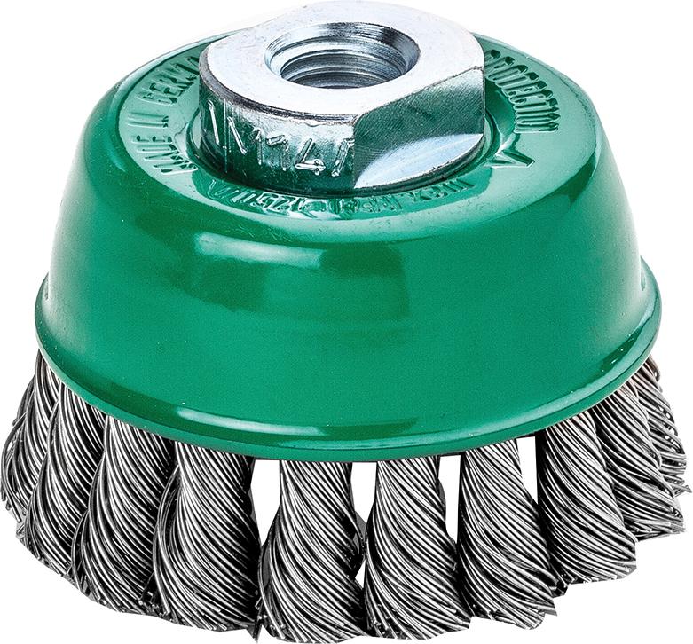 Topfbürste, rostfreier Stahldraht (1.4401), gewellt Produktbild img1 L