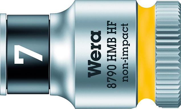 Steckschlüsseleinsatz 6-kant 3/8" 7mm mit Haltefunktion Wera Produktbild img1 L