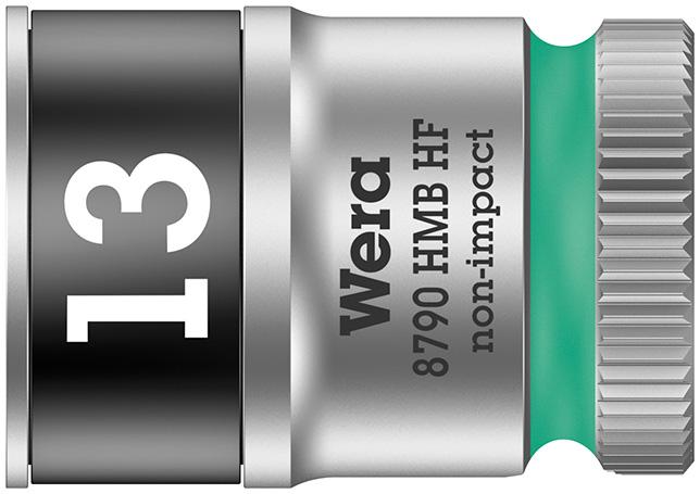 Steckschlüsseleinsatz 6-kant 3/8" 13mm mit Haltefunktion Wera Produktbild img1 L