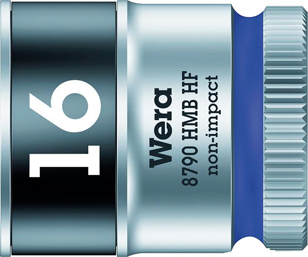 Steckschlüsseleinsatz 6-kant 3/8" 16mm mit Haltefunktion Wera Produktbild img1 L