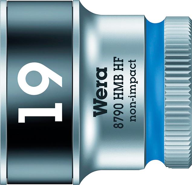 Steckschlüsseleinsatz 6-kant 3/8" 19mm mit Haltefunktion Wera Produktbild img1 L