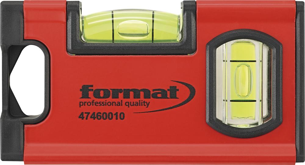 Magnet-Wasserwaage Mini 10cm mit 2 Libellen FORMAT Produktbild img1 L