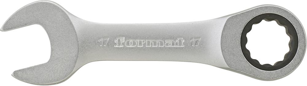 Maulschlüssel mit Ringratsche, extrakurz Produktbild img1 L