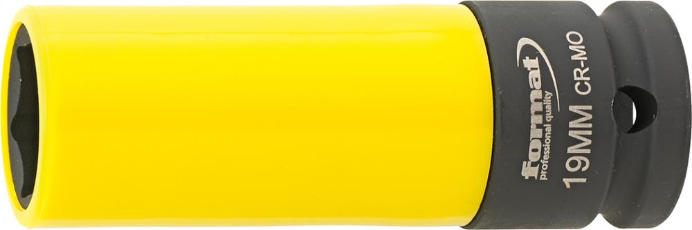 Kraft- Steckschlüsseleinsatz mitKunststoff-Hülse 1/2" 19x85mm FORMAT Produktbild img1 L