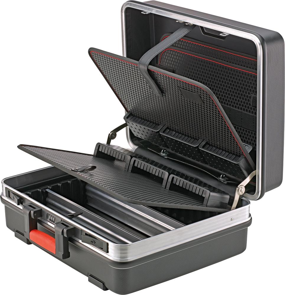 Werkzeugkoffer 470x365x200mm ABS Tafel mit EinsteckmodulenFORMAT Produktbild img1 L