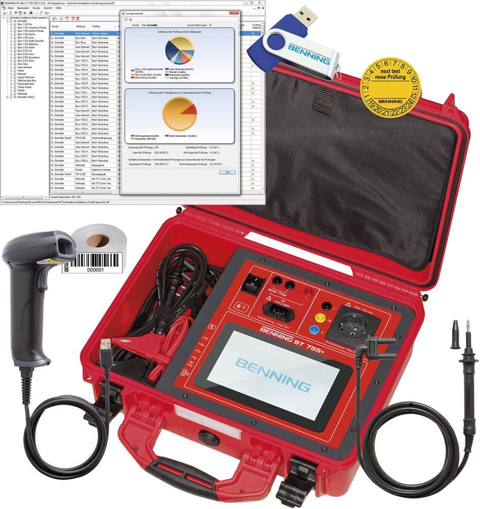 Gerätetester ST 755+SET BENNING Produktbild img1 L