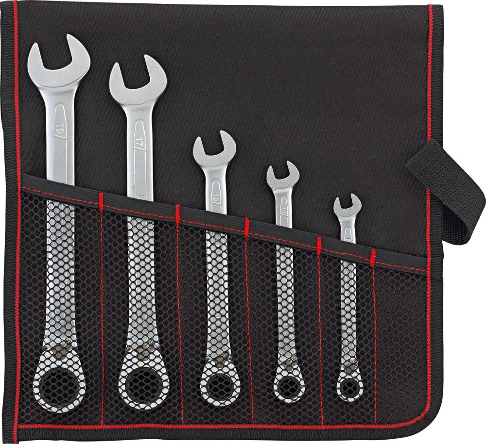 Maulschlüssel mit Ringratsche, umschaltbar, im Satz Produktbild img1 L