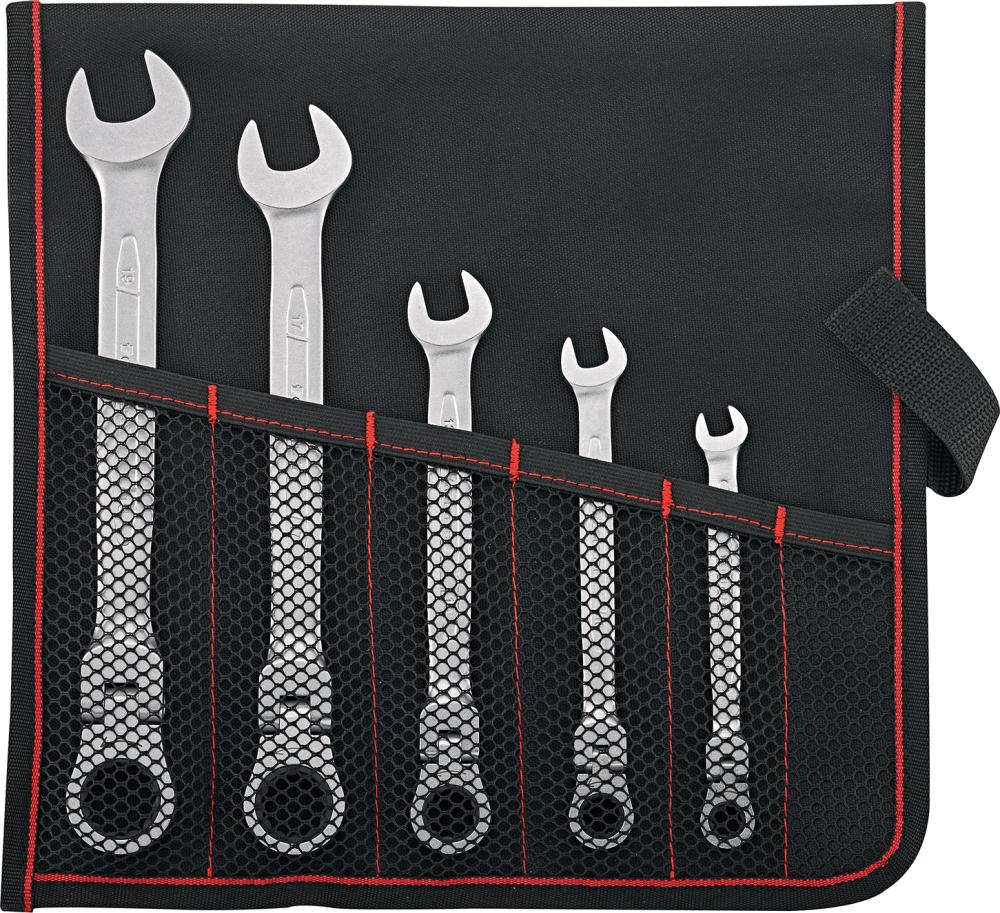 Maulschlüssel mit Ringratsche und Gelenk, im Satz Produktbild img1 L