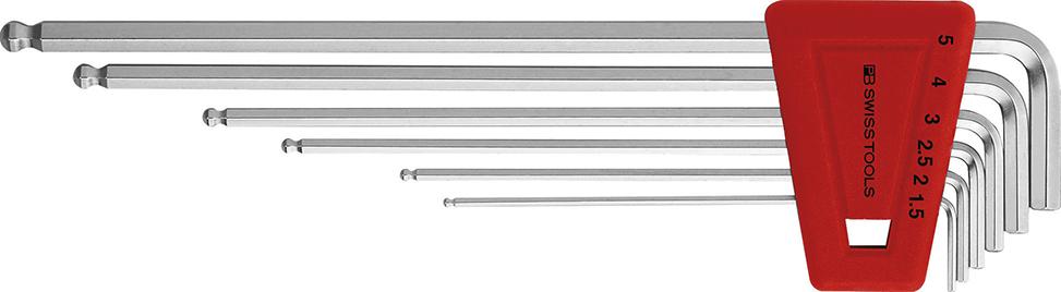 Winkelschraubendreher-Satz für Sechskant mit Kugelkopf Produktbild img1 L