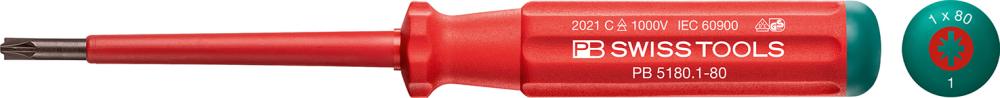 Schraubendreher 5180 VDE PZ/S 2x100mm Classic PB Swiss Tools Produktbild img1 L